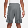 Boys' Nike Elite 23 Stripe Basketball Shorts - 084 - GREY