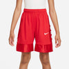 Boys' Nike Elite 23 Stripe Basketball Shorts - 657 - RED