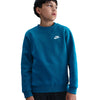 Boys' Nike Youth Club Fleece Crew Sweatshirt - 301 ABYS
