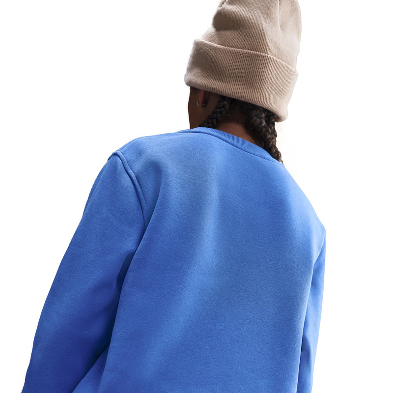 Boys' Nike Youth Club Fleece Crew Sweatshirt - 411 BLUE