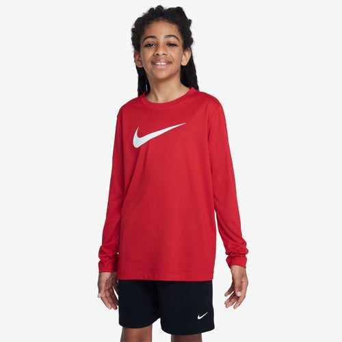 Boys' Nike Youth Dri-FIT Longsleeve - 657 - RED
