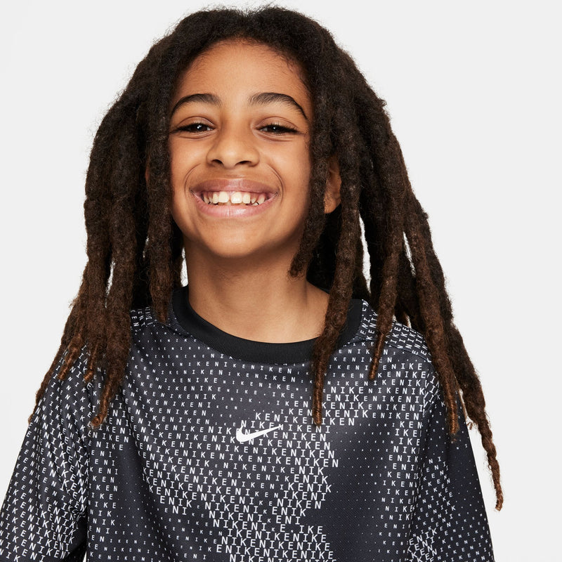 Boys' Nike Youth Dri-FIT Multi T-Shirt - 010 - BLACK