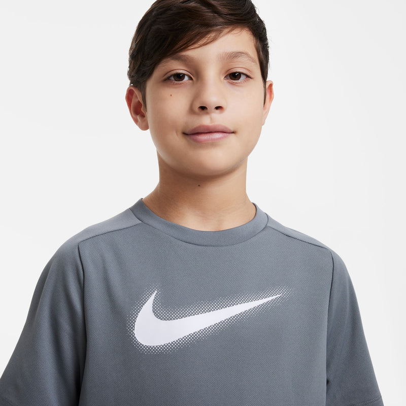 Boys' Nike Youth Dri-FIT Multi+ T-Shirt - 084 - GREY