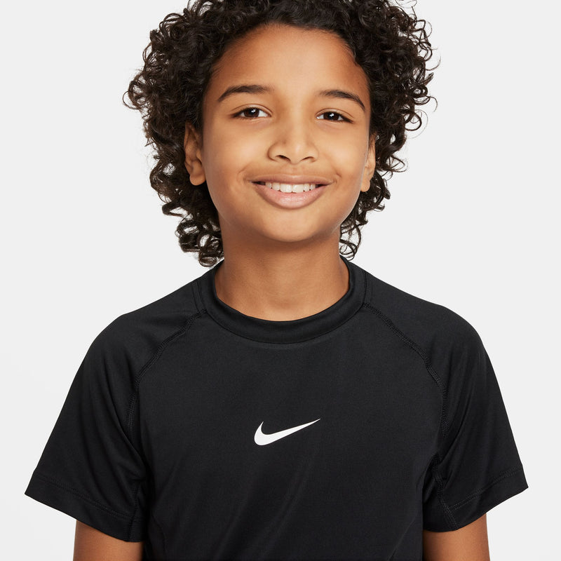 Boys' Nike Youth Dri-FIT Pro T-Shirt - 010 - BLACK