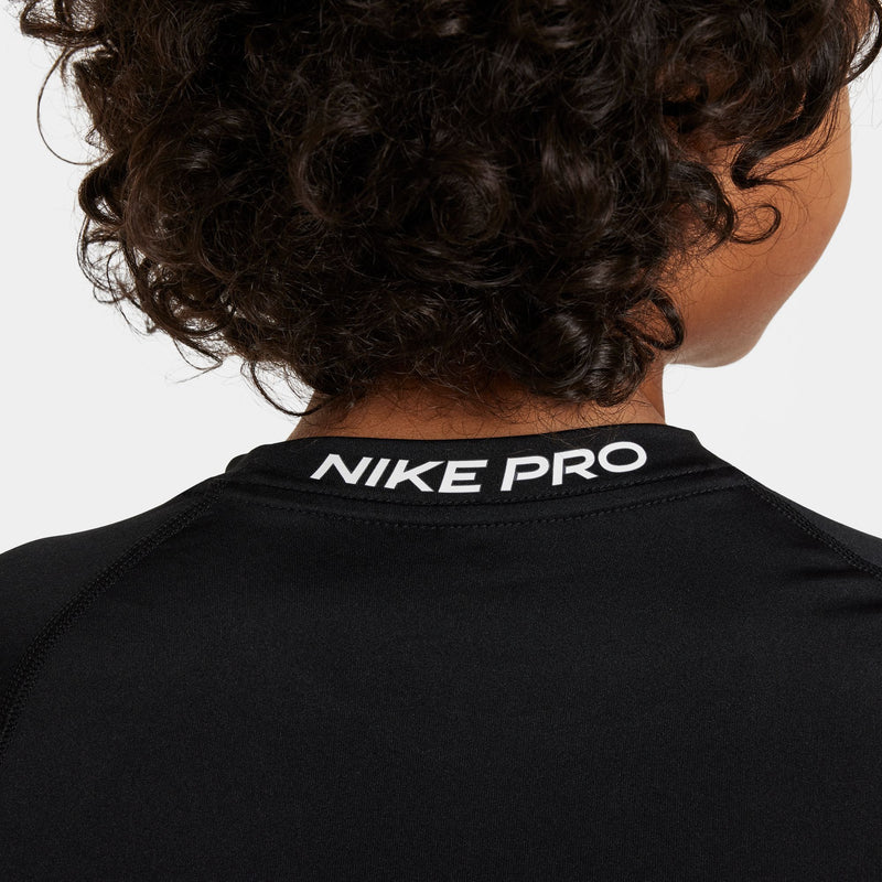 Boys' Nike Youth Dri-FIT Pro T-Shirt - 010 - BLACK