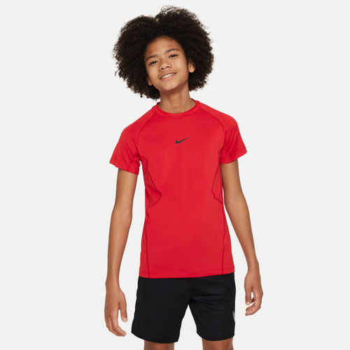 Boys' Nike Youth Dri-FIT Pro T-Shirt - 657 - RED