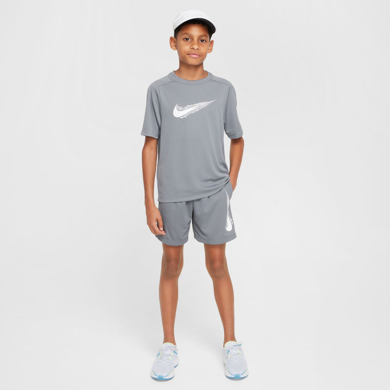 Boys' Nike Youth Dri-Fit Multi Short - 084 - GREY