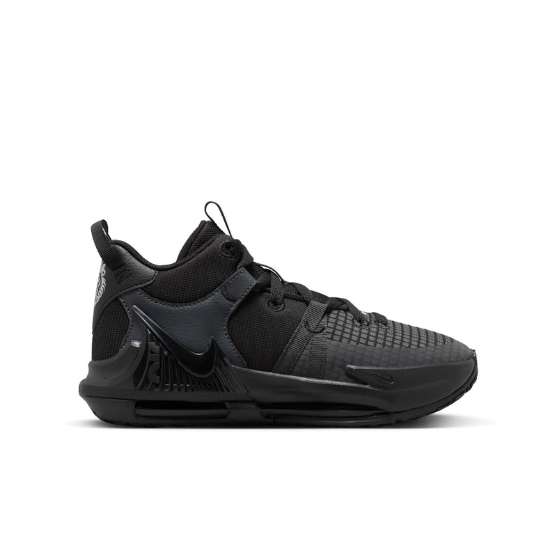 Boys' Nike Youth Lebron Witness VII Basketball Shoes - 004 - BLACK