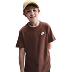 Boys' Nike Youth NSW T-Shirt - 265 - FAUNA BROWN