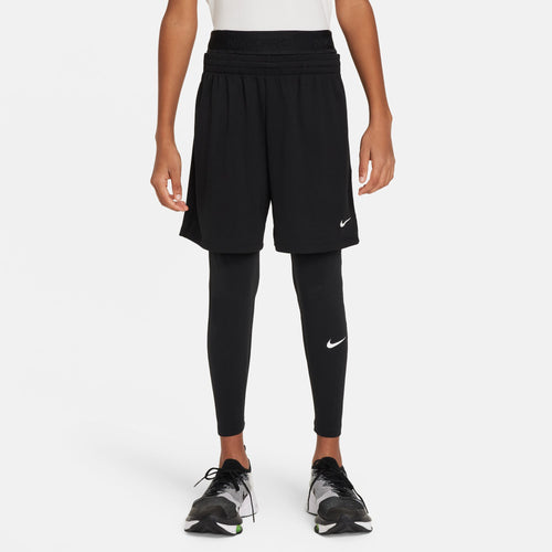 Boys' Nike Youth Pro Dri-FIT Lightweight Tight - 010 - BLACK