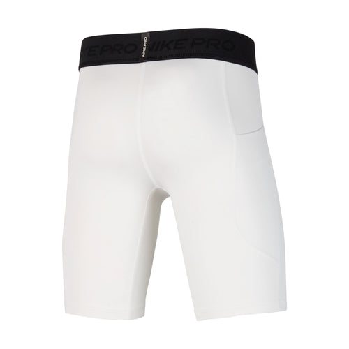 Boys' Nike Youth Pro Short - 100 - WHITE