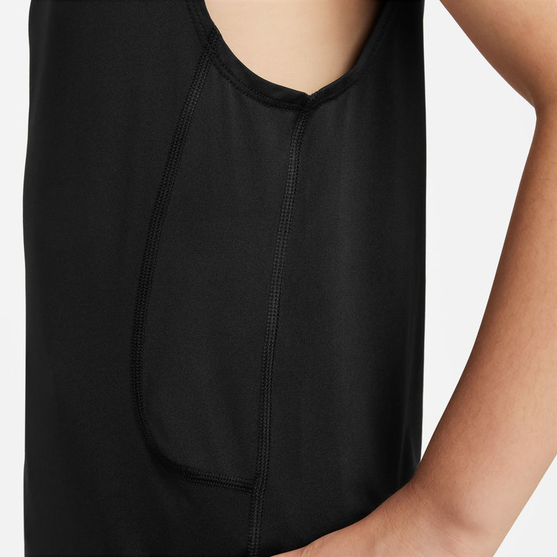 Boys' Nike Youth Pro Sleeveless Tee - 010 - BLACK