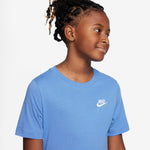 Boys' Nike Youth Sportswear T-Shirt - 450 - POLAR BLUE