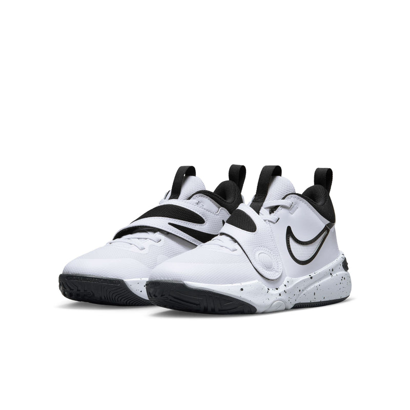 Boys' Nike Youth Team Hustle D 11 Basketball Shoes - 100 - WHITE