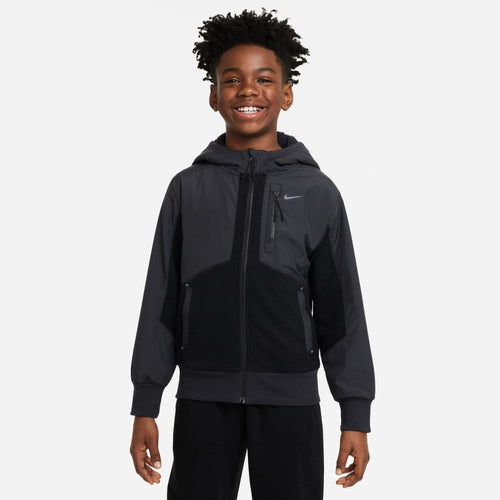 Boys' Nike Youth Utility Winterized Jacket - 010 - BLACK