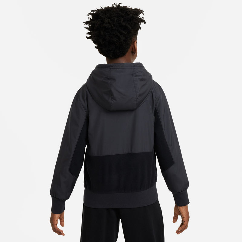 Boys' Nike Youth Utility Winterized Jacket - 010 - BLACK