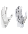 Boys' Nike Youth Vapor Jet 8.0 Football Gloves - 132WHITE