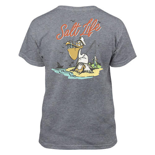 Boys' Salt Life Youth Gone Fishin' T-Shirt - ATHHT