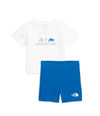 Boys' The North Face Infant Cotton Summer 2-Piece Short Set - TL4 BLUE