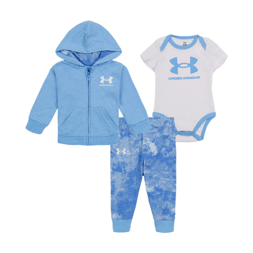 Boys' Under Armour Infant Tie Dye 3-Piece Set - 454 BLUE