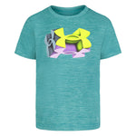 Boys' Under Armour Kids 3D Big Logo T-Shirt - 474 TEAL