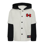 Boys' Under Armour Kids Hooded Baseball Jersey - 270 WHT