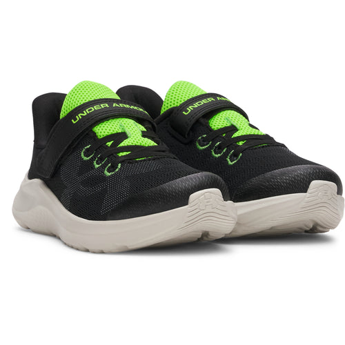Boys' Under Armour Kids Pursuit 4 Big Logo - 005 - BLACK