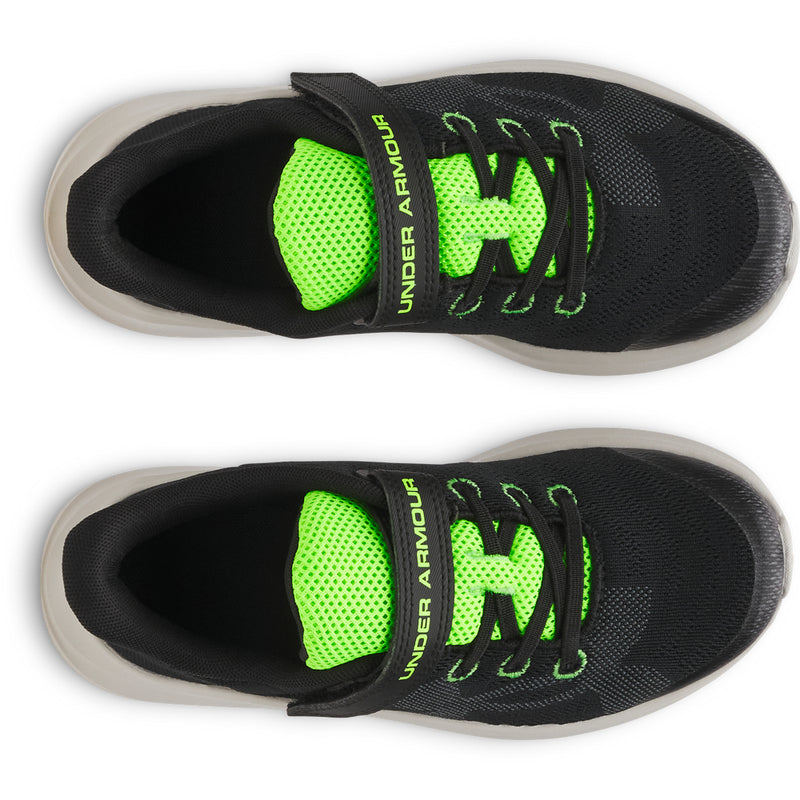 Boys' Under Armour Kids Pursuit 4 Big Logo - 005 - BLACK