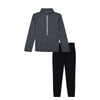 Boys' Under Armour Toddler Tech Wordmark 1/4 Zip Set - 001 - BLACK