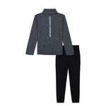 Boys' Under Armour Toddler Tech Wordmark 1/4 Zip Set - 001 - BLACK