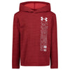 Boys' Under Armour Toddler Wordmark Twist Mesh Hoodie - 621 RED