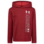 Boys' Under Armour Toddler Wordmark Twist Mesh Hoodie - 621 RED