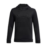 Boys' Under Armour Youth Armour Fleece Embossed Hoodie - 001 - BLACK