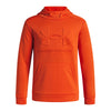Boys' Under Armour Youth Armour Fleece Embossed Hoodie - 844 - ORANGE BASE
