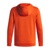 Boys' Under Armour Youth Armour Fleece Embossed Hoodie - 844 - ORANGE BASE