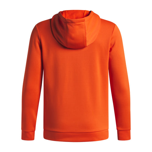 Boys' Under Armour Youth Armour Fleece Embossed Hoodie - 844 - ORANGE BASE