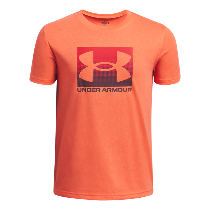 Boys' Under Armour Youth Boxed Sports T-Shirt - 847 FIRE