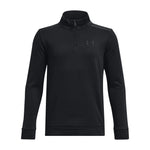 Boys' Under Armour Youth Fleece 1/4 Zip - 001 - BLACK