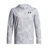 Boys' Under Armour Youth Fleece Printed Hoodie - 011 - GREY