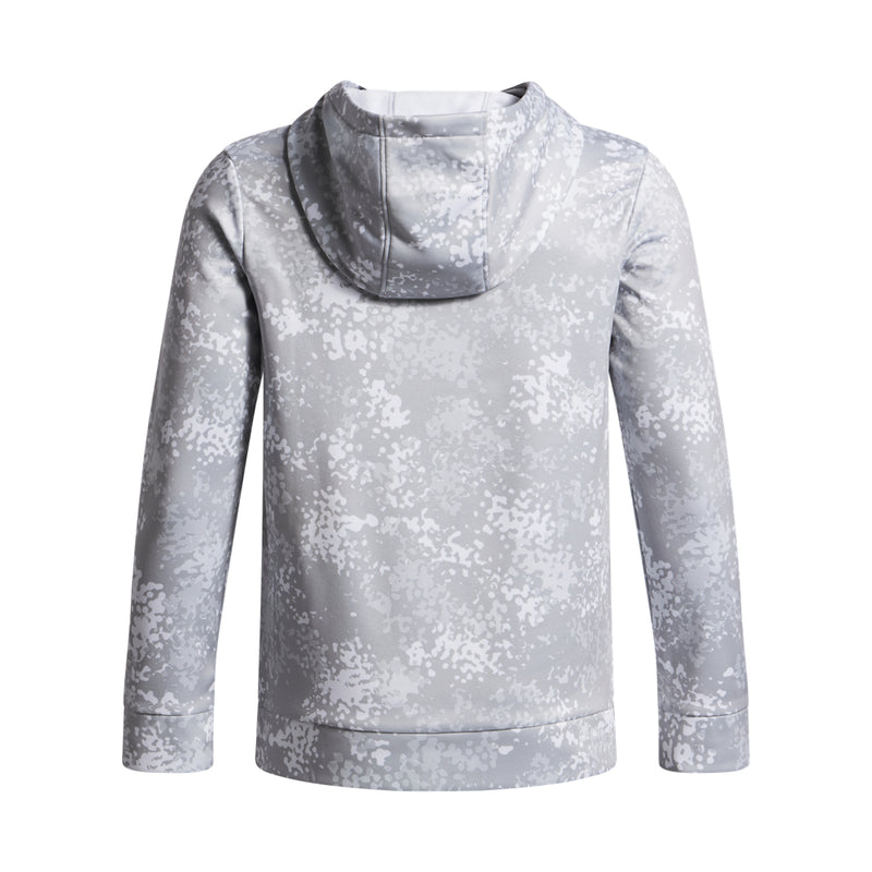Boys' Under Armour Youth Fleece Printed Hoodie - 011 - GREY