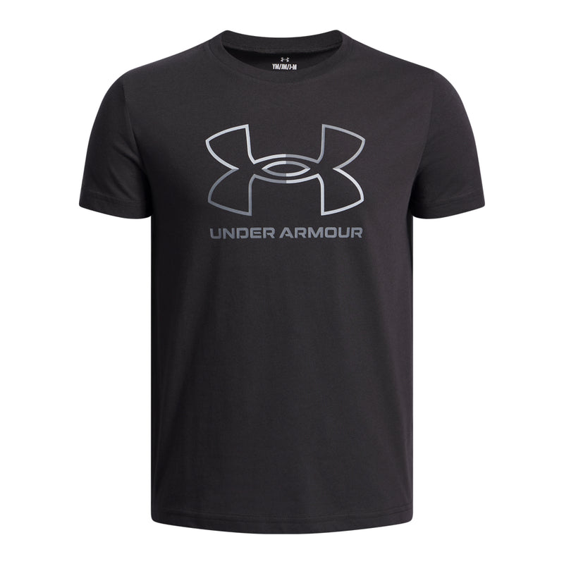 Boys' Under Armour Youth Foundation T-Shirt - 001 - BLACK
