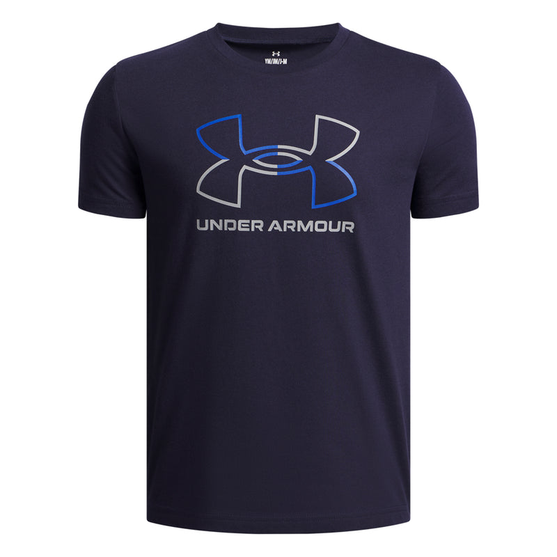 Boys' Under Armour Youth Foundation T-Shirt - 410 - NAVY