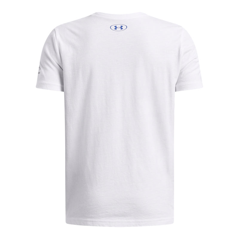 Boys' Under Armour Youth Freedom Chest Flag T-Shirt - 100 - WHITE