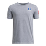 Boys' Under Armour Youth Freedom Flag T-Shirt - 035 - GREY