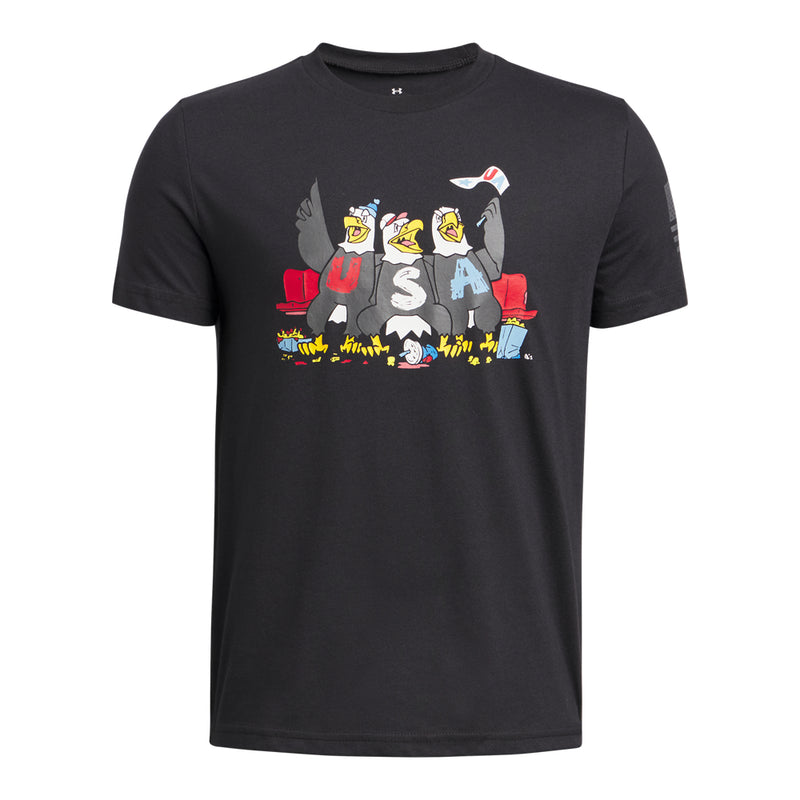 Boys' Under Armour Youth Freedom Fun Eagle T-Shirt - 002 - BLACK