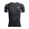 Boys' Under Armour Youth Heatgear Printed T-Shirt - 002 - BLACK