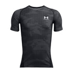Boys' Under Armour Youth Heatgear Printed T-Shirt - 002 - BLACK