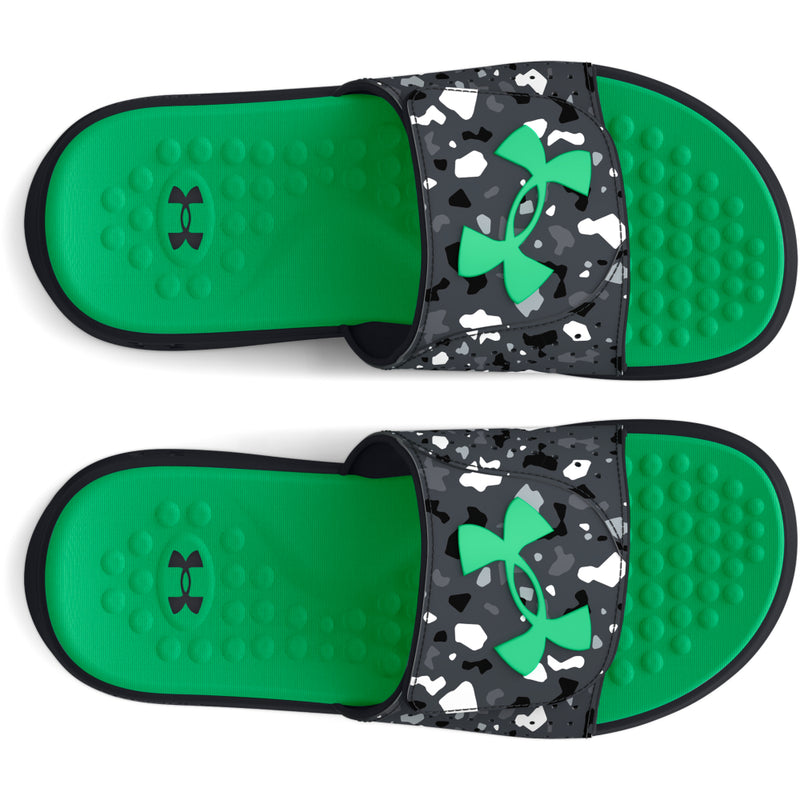 Boys' Under Armour Youth Ignite 7 Graphic Slide Sandal - 006 - BLACK
