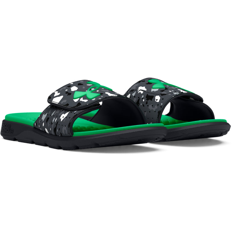 Boys' Under Armour Youth Ignite 7 Graphic Slide Sandal - 006 - BLACK
