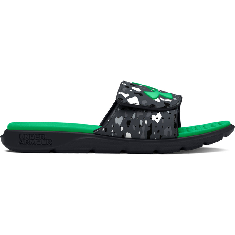 Boys' Under Armour Youth Ignite 7 Graphic Slide Sandal - 006 - BLACK